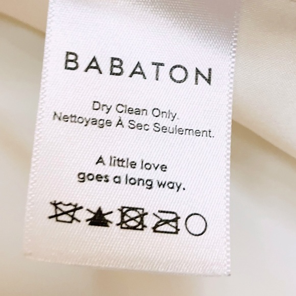 EUC! Aritzia BABATON Keith Blazer Open Front Power Jacket in White Size 2 - Picture 9 of 13